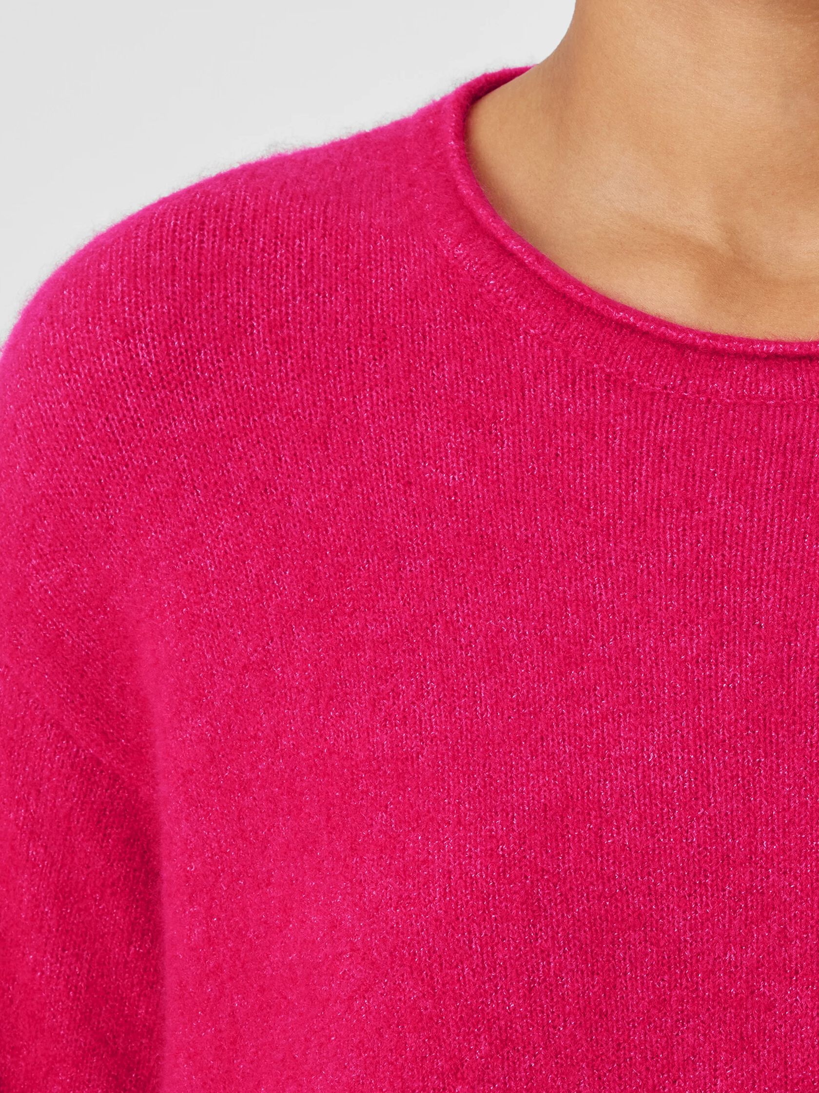 Cashmere Silk Bliss Crew Neck Top