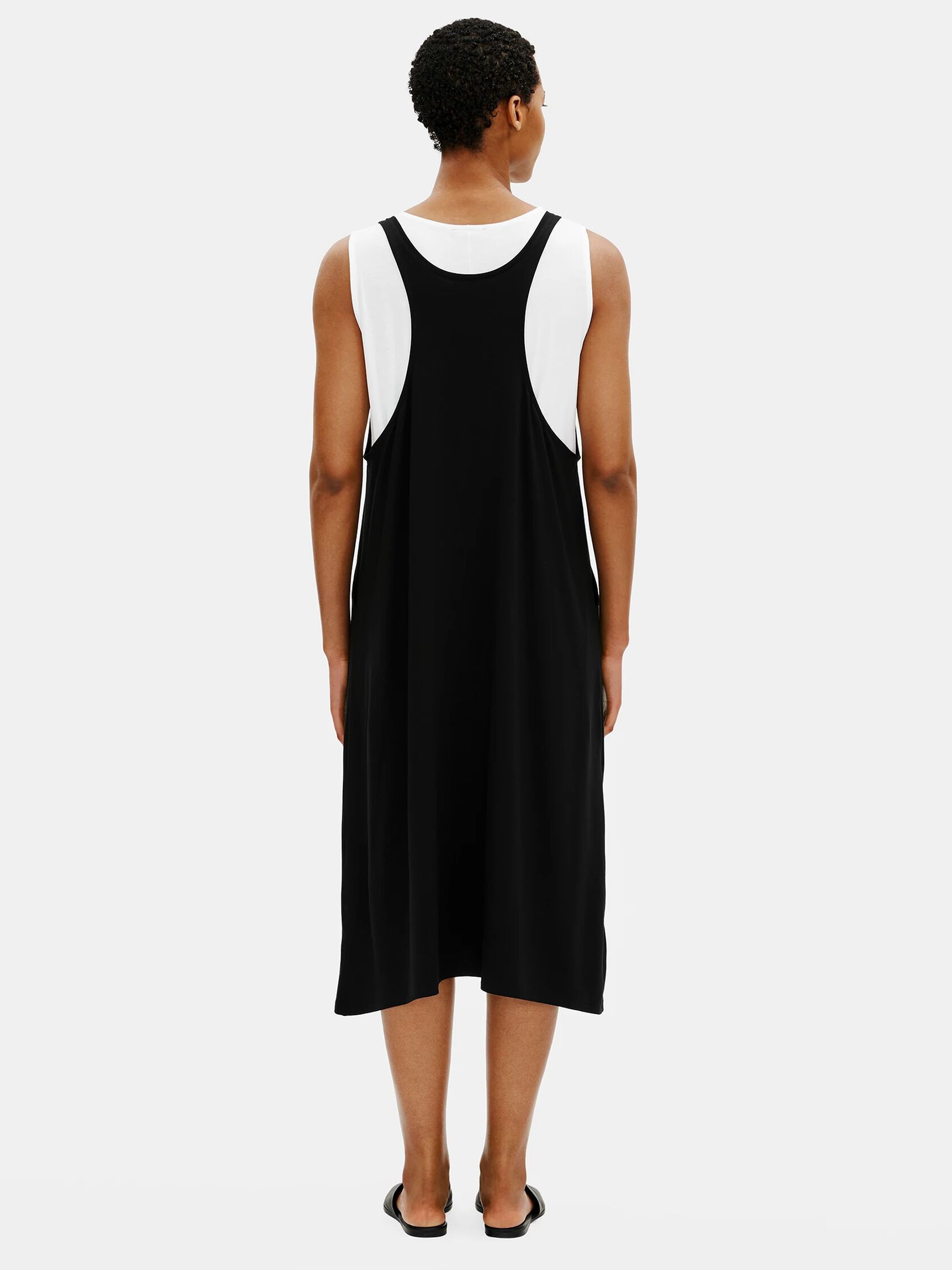Fine Jersey Scoop Neck Dress