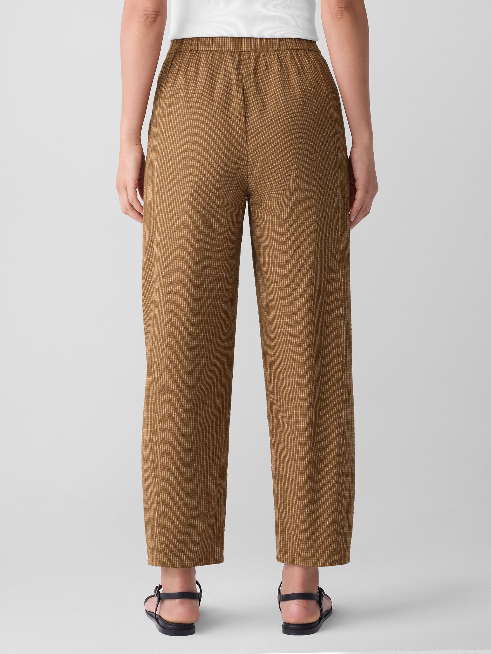 Organic Cotton Ripple Lantern Pant