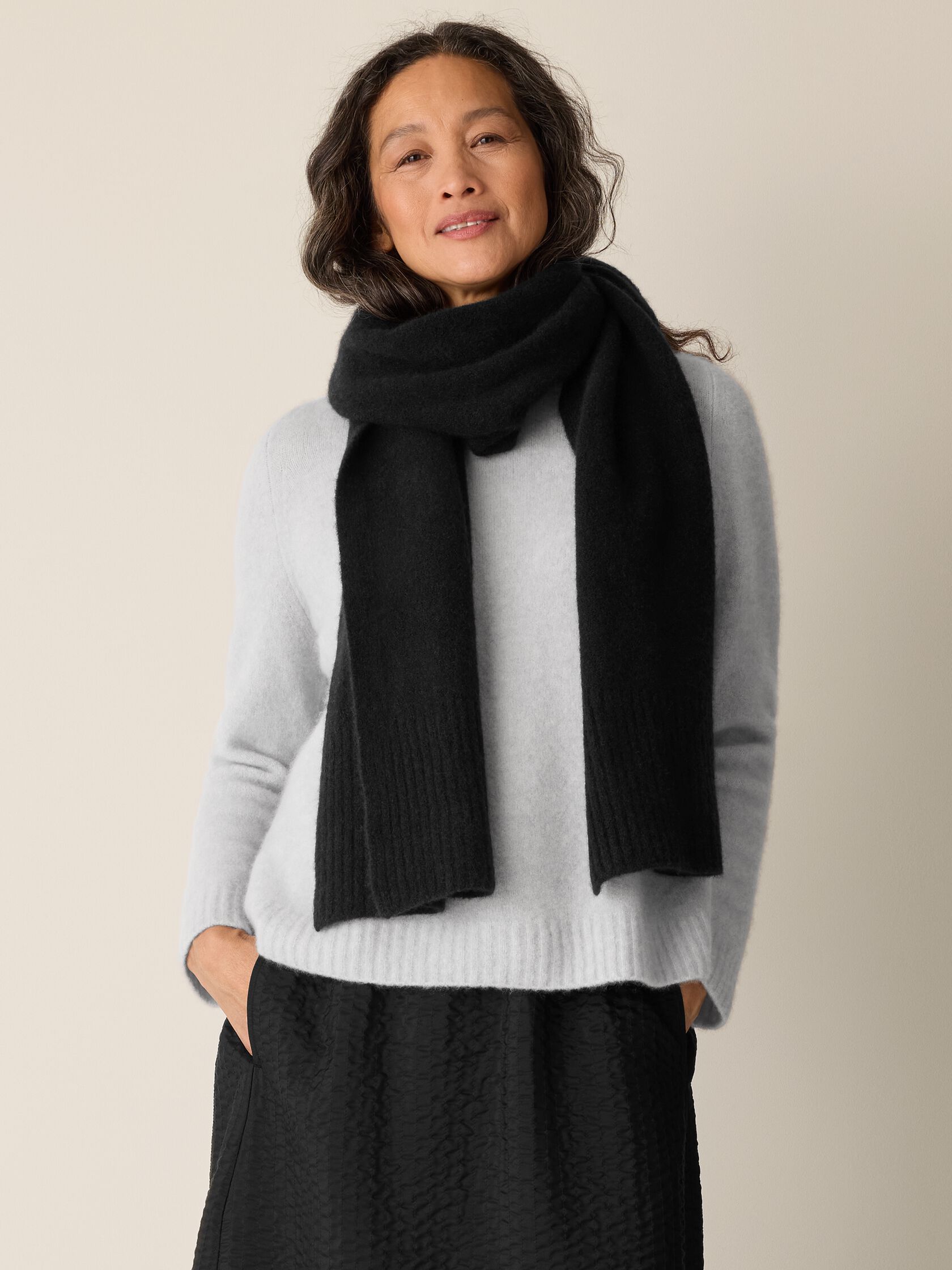 Cashmere Silk Boucle Bliss Scarf