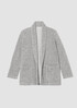 Organic Cotton Terry Shawl Collar Jacket