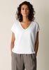 Organic Linen Cotton V-Neck Top