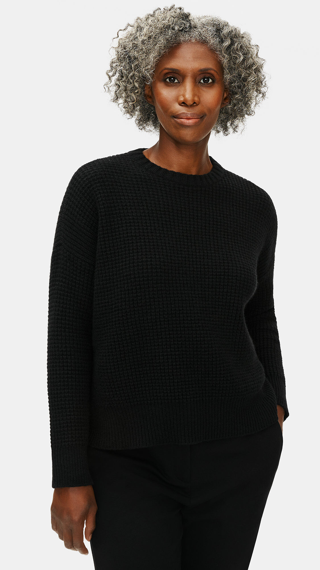 Eileen fisher lofty recycled cashmere sweater store
