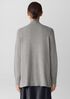 Cotton & Recycled Cashmere Turtleneck Long Top
