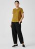 Organic Linen Jersey Crew Neck Tee