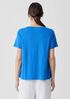 Organic Linen Jersey Crew Neck Tee