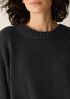 Cotton & Recycled Cashmere Crew Neck Long Top