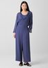 Silk Georgette Crepe Wide-Leg Pant