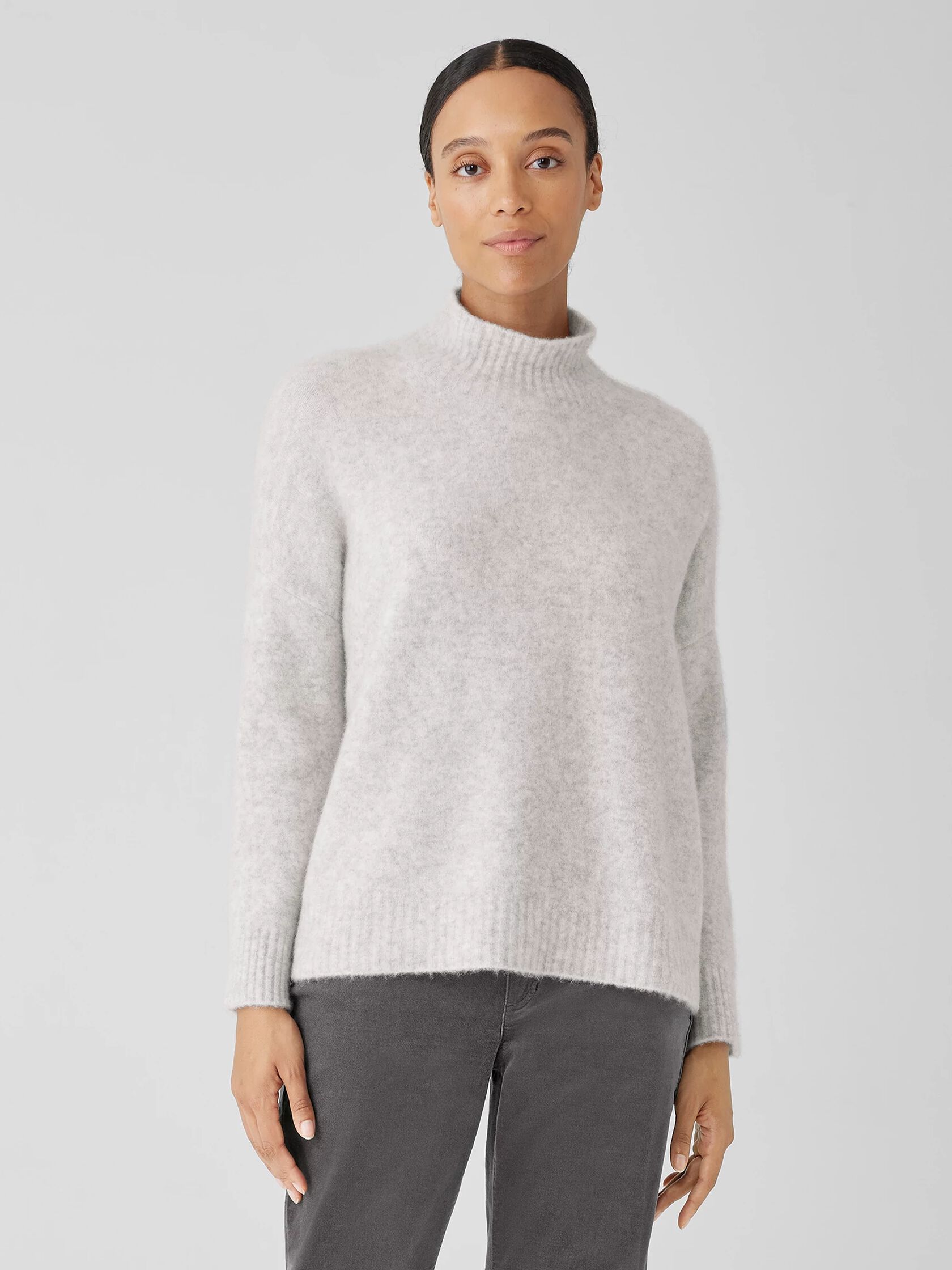 Cashmere Silk Bliss Turtleneck Box-Top