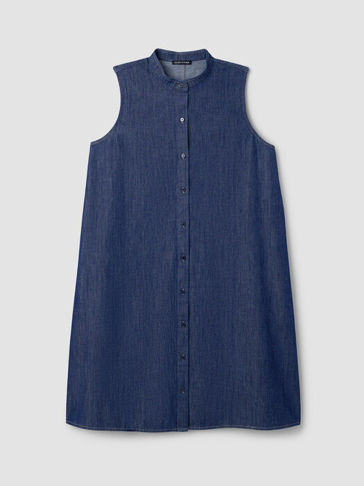 eileen fisher denim shirt dress Airy Organic Cotton Twill Shirtdress