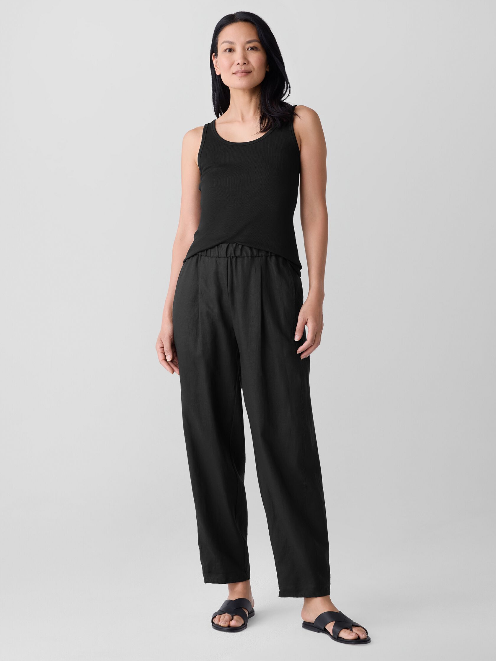 Organic Linen Lantern Pant