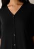 Ribbed Knit V-Neck Dress