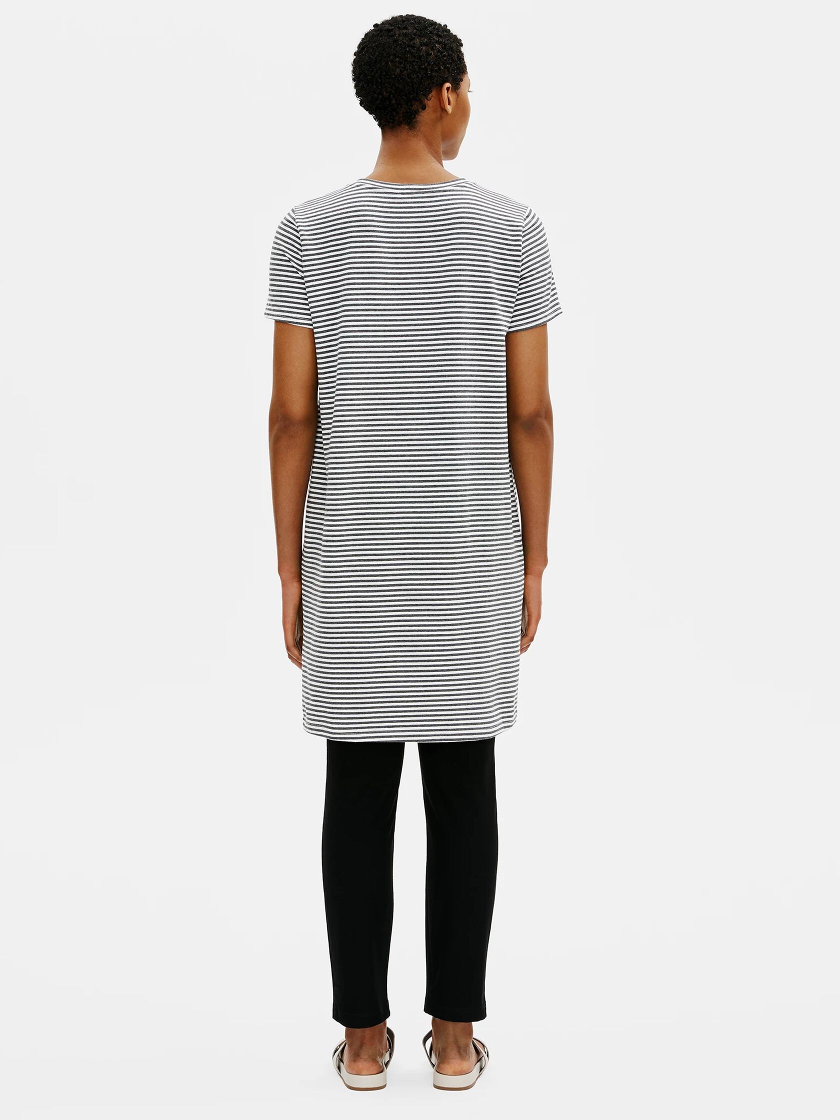 Organic Cotton Jersey Striped Tee Dress