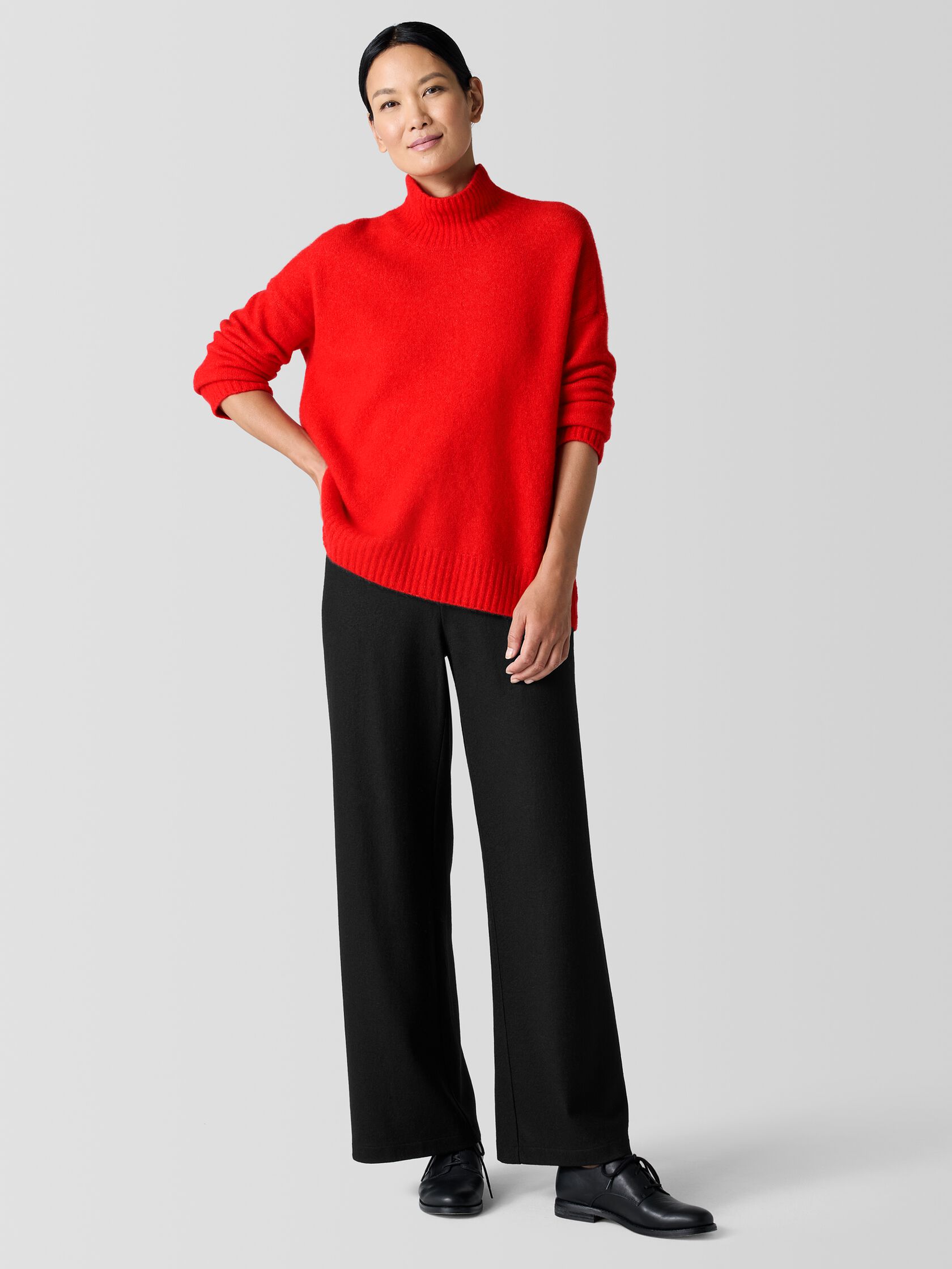 Cashmere Silk Bliss Turtleneck Box-Top