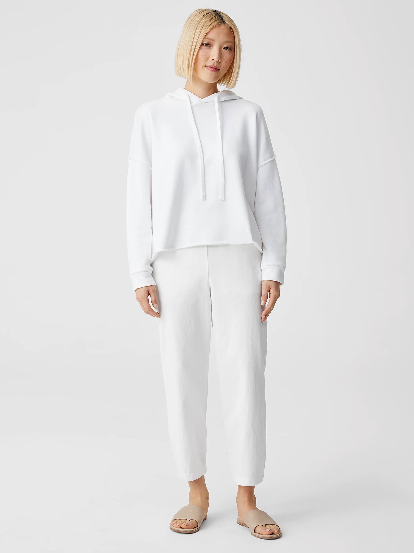 Organic Cotton Hemp Lantern Ankle Pant