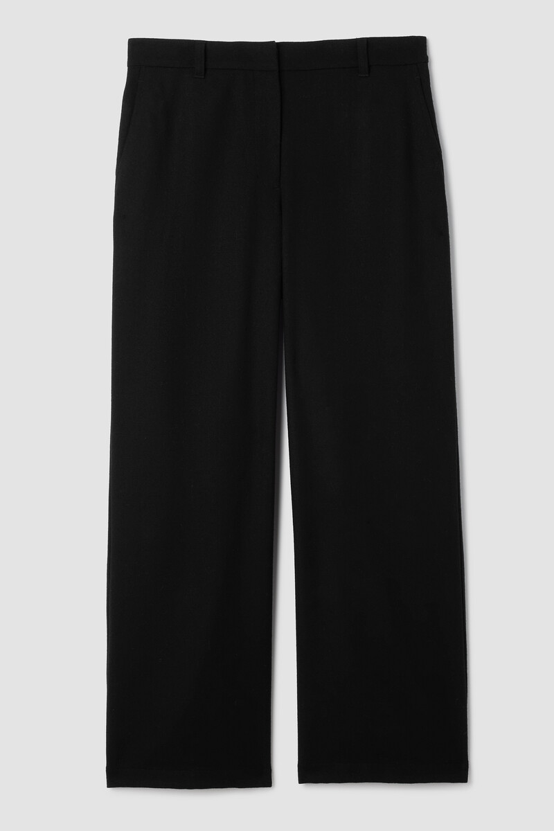 Stretch Wool Crepe Wide-Leg Trouser Stretch Wool Crepe Wide-Leg Trouser