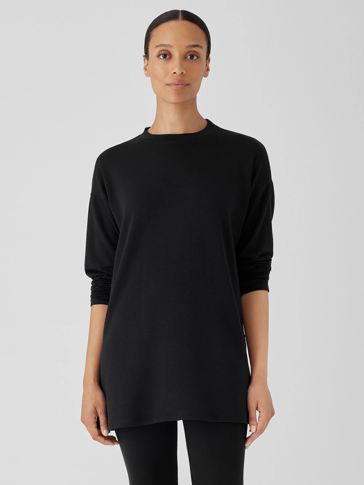 Picture of Oversized Terry Crew Neck Tunic - Women's
