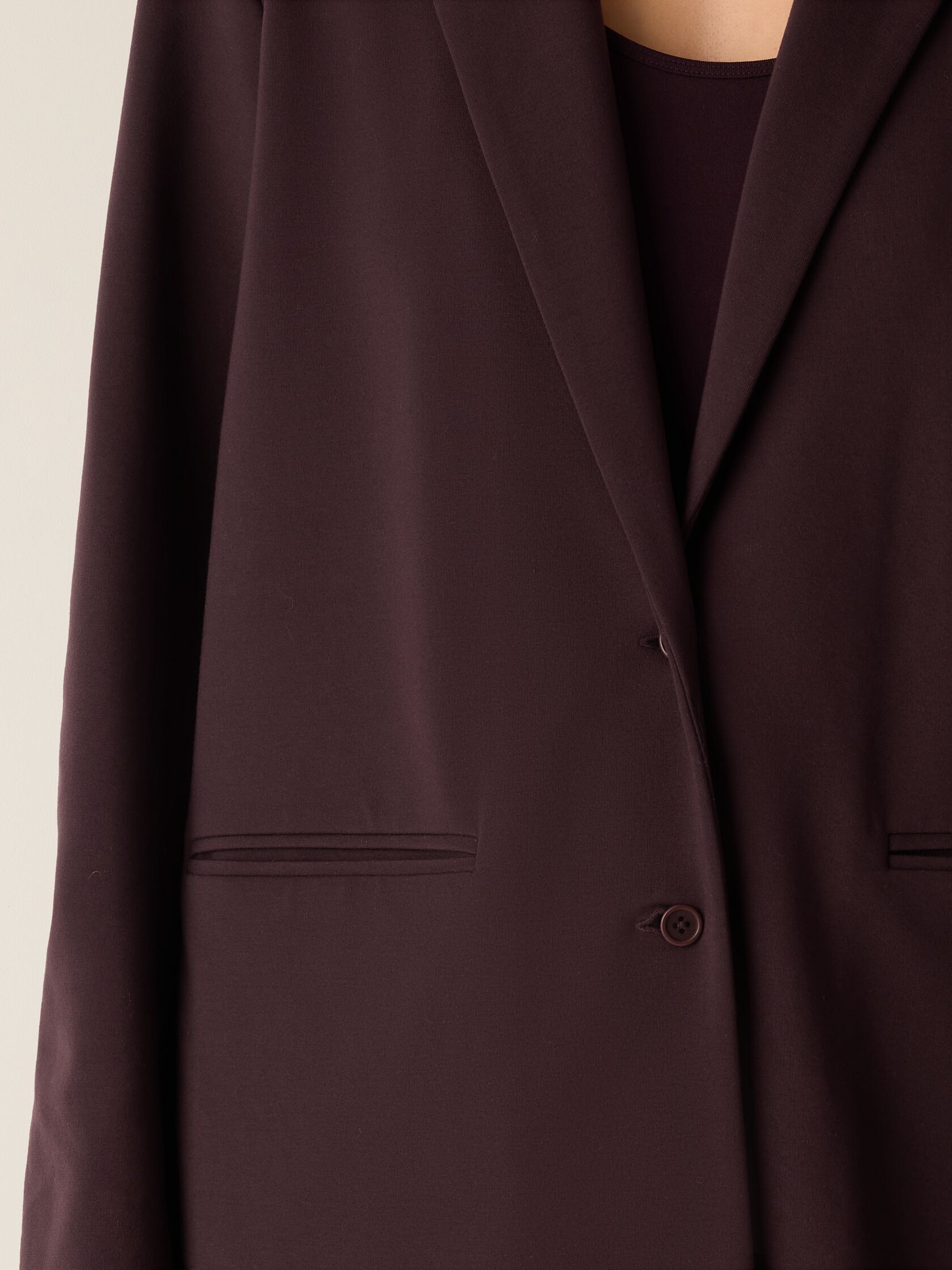Washable Flex Ponte Long Blazer