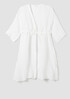 Organic Linen Gauze Belted Jacket