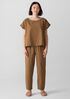 Organic Cotton Ripple Lantern Pant