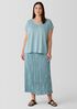 Organic Linen Jersey V-Neck Tee