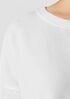 Lightweight Organic Cotton Terry Crew Neck Top