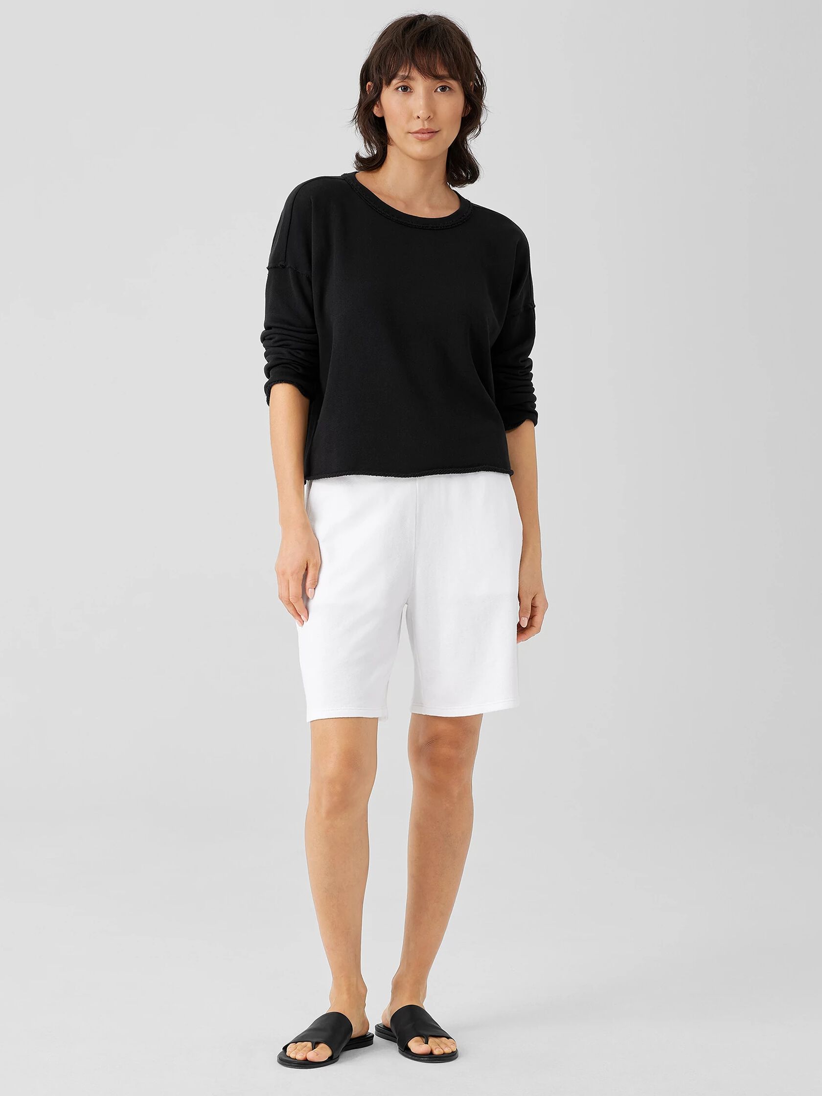 Lightweight Organic Cotton Terry Box-Top