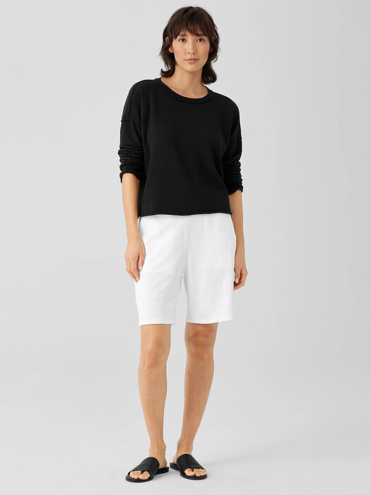 Lightweight Organic Cotton Terry Box-Top