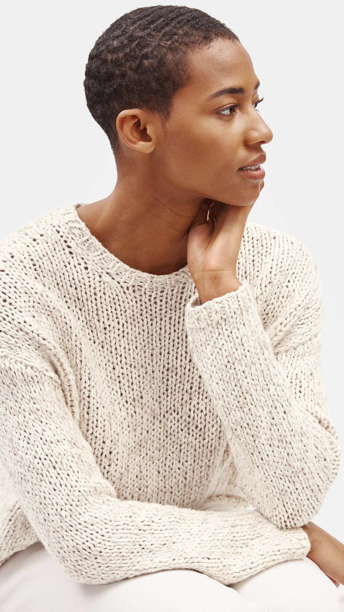 Eileen fisher organic outlet cotton sweater
