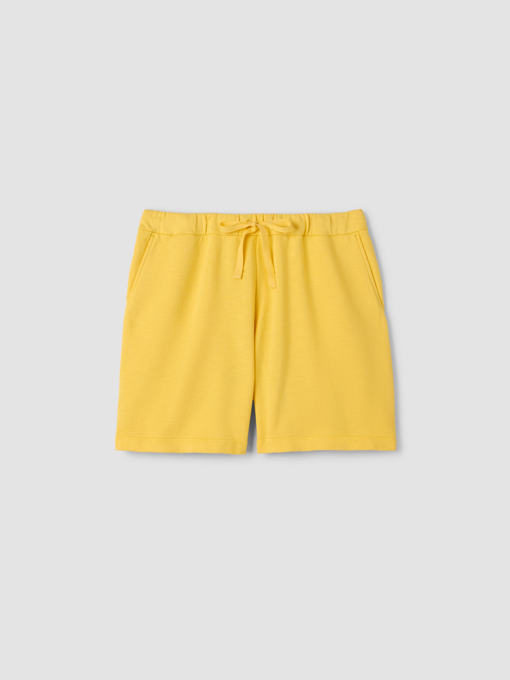 Garment-Dyed Organic Cotton Terry Walking Shorts