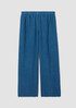 Washed Organic Linen Délavé Wide Trouser Pant