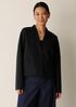 Washable Flex Ponte High Neck Jacket