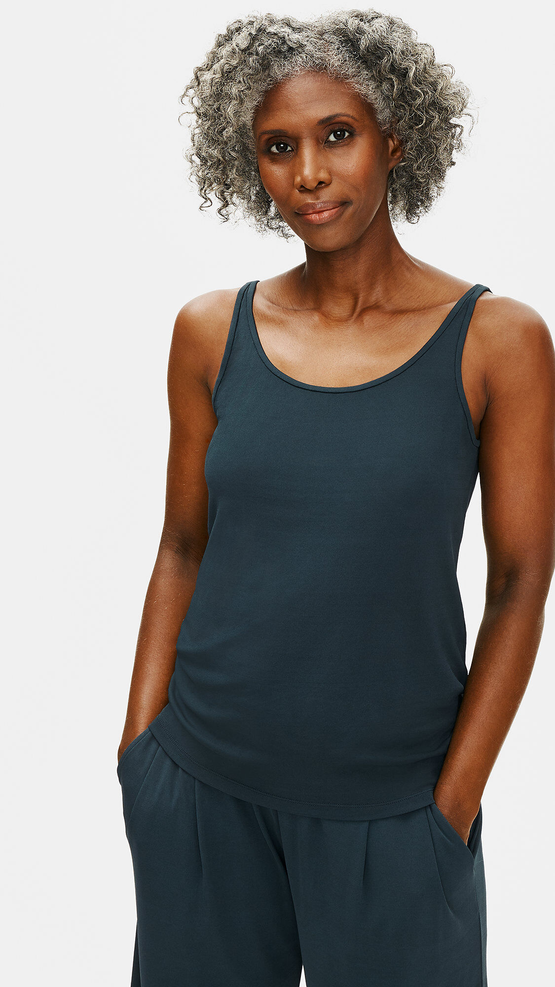 Eileen Fisher Stretch Silk Camisole