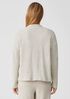 Peruvian Organic Cotton Boucle Cardigan
