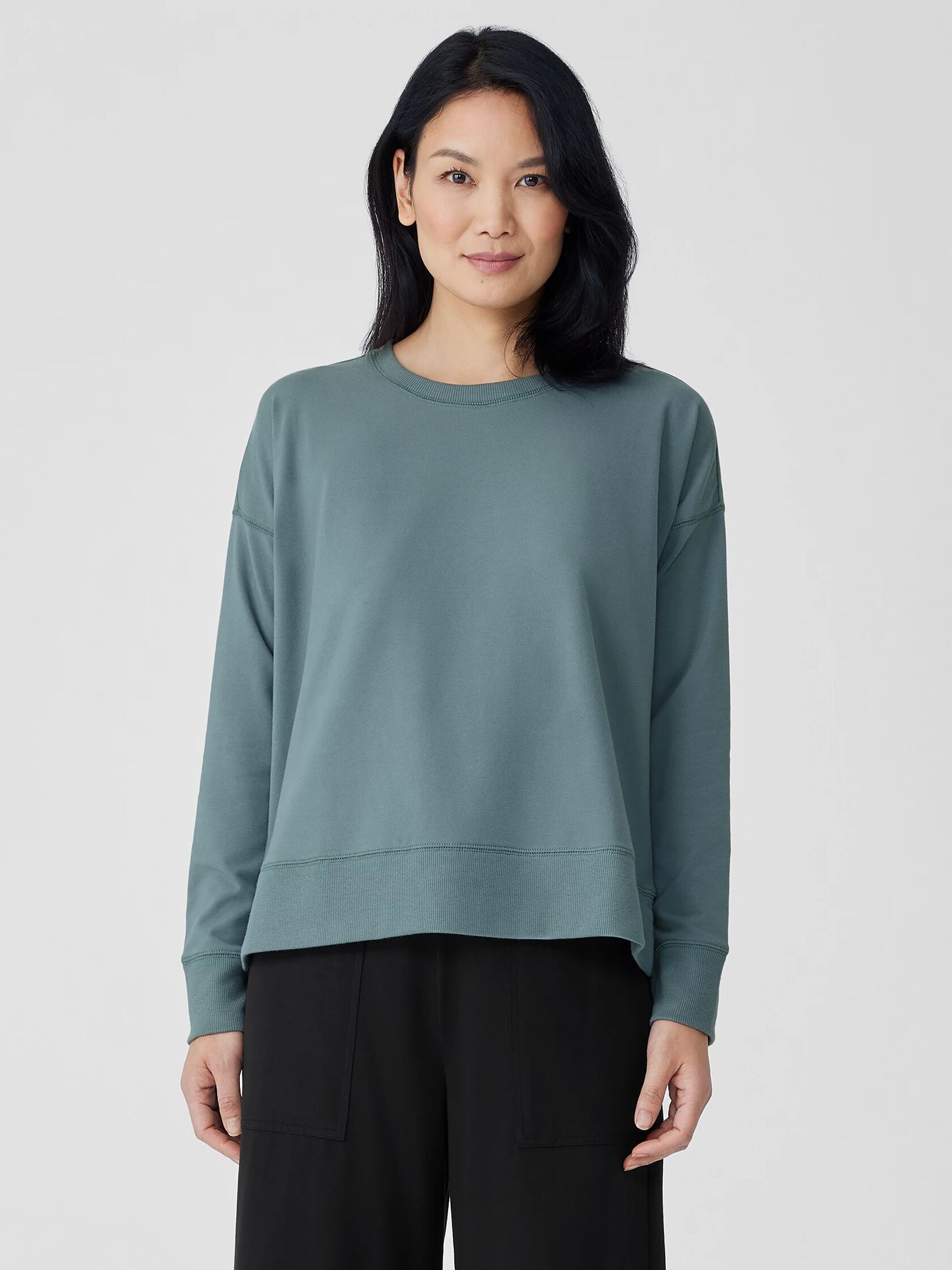 Pima Cotton Stretch Jersey Box-Top