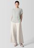 Merino Mock Neck Top in Regenerative Wool