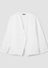 Heavy Organic Linen Angled Jacket