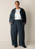Organic Cotton Boucle Knit Barrel Pant