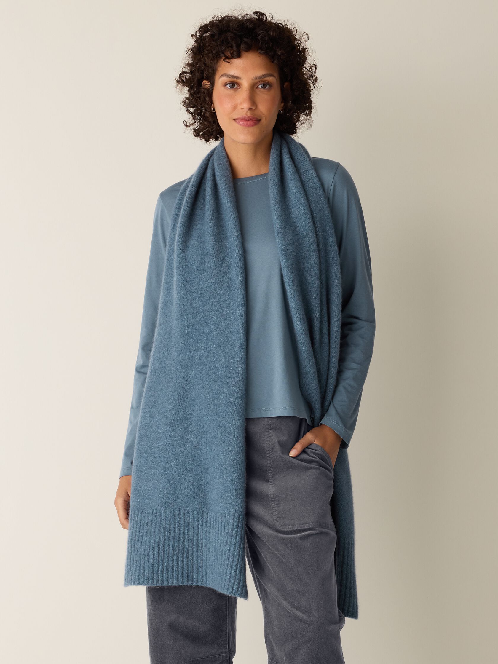 Cashmere Silk Boucle Bliss Scarf
