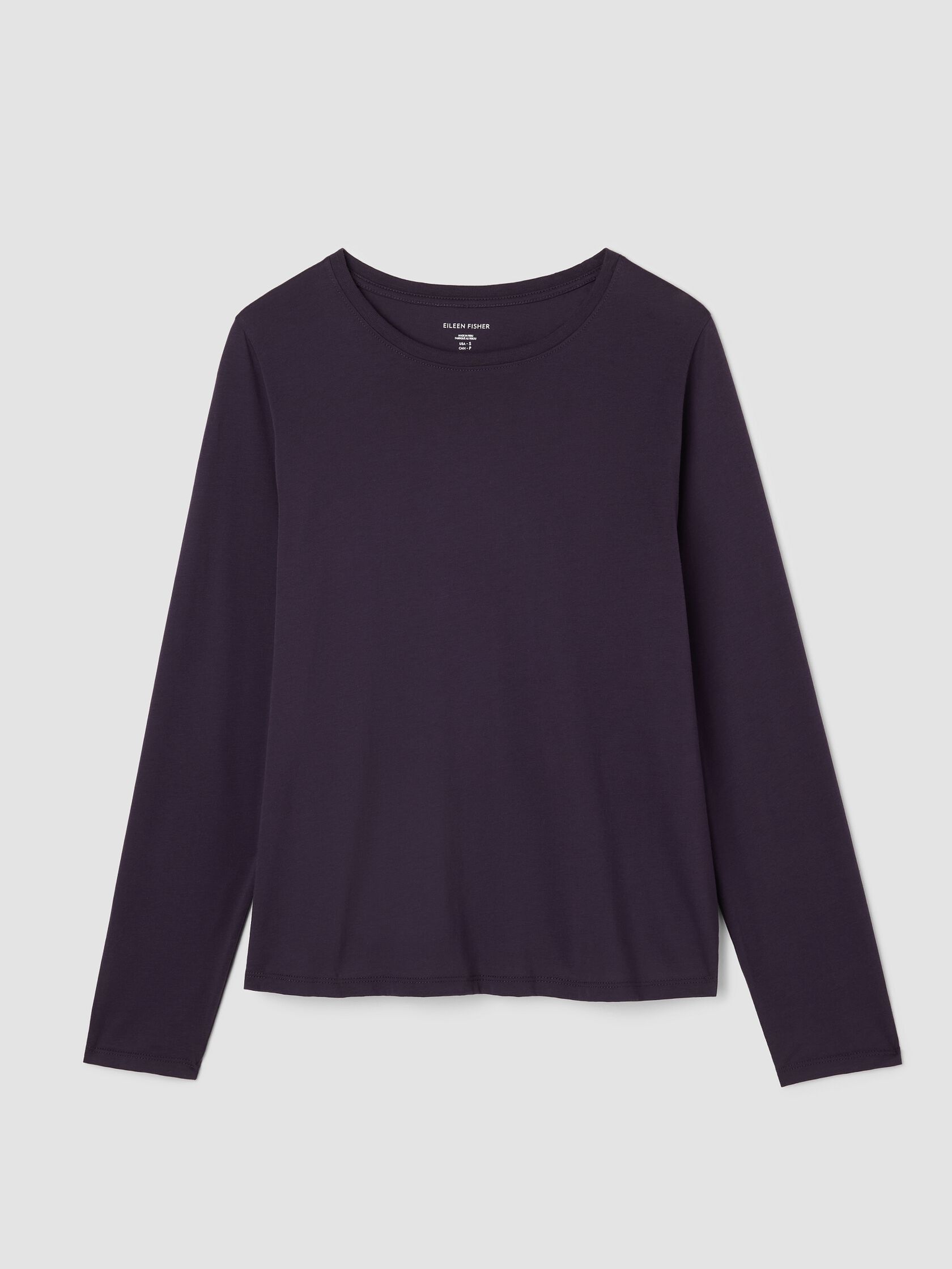 Organic Pima Cotton Jersey Long-Sleeve Tee