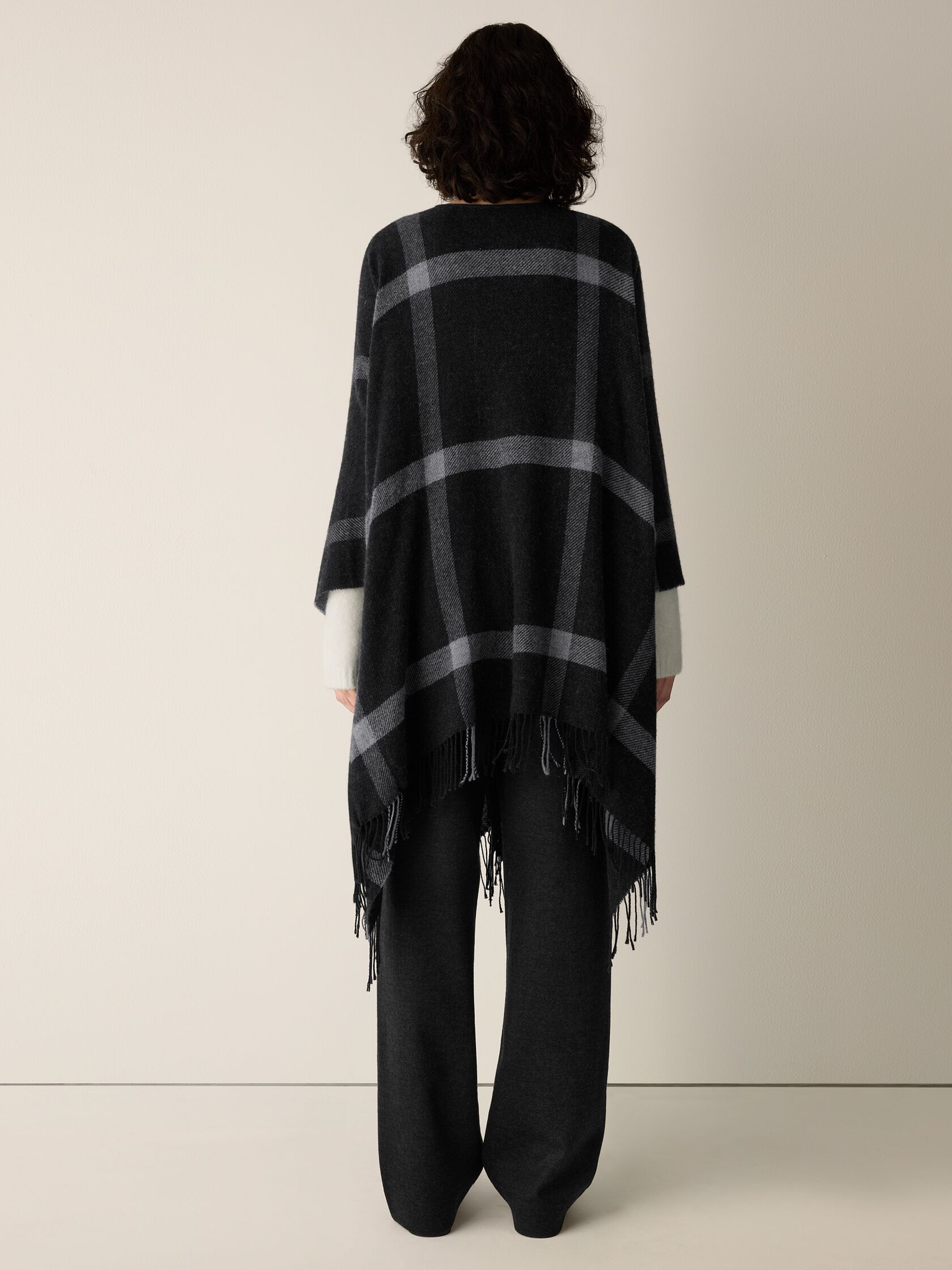 Soft Wool Plaid Serape