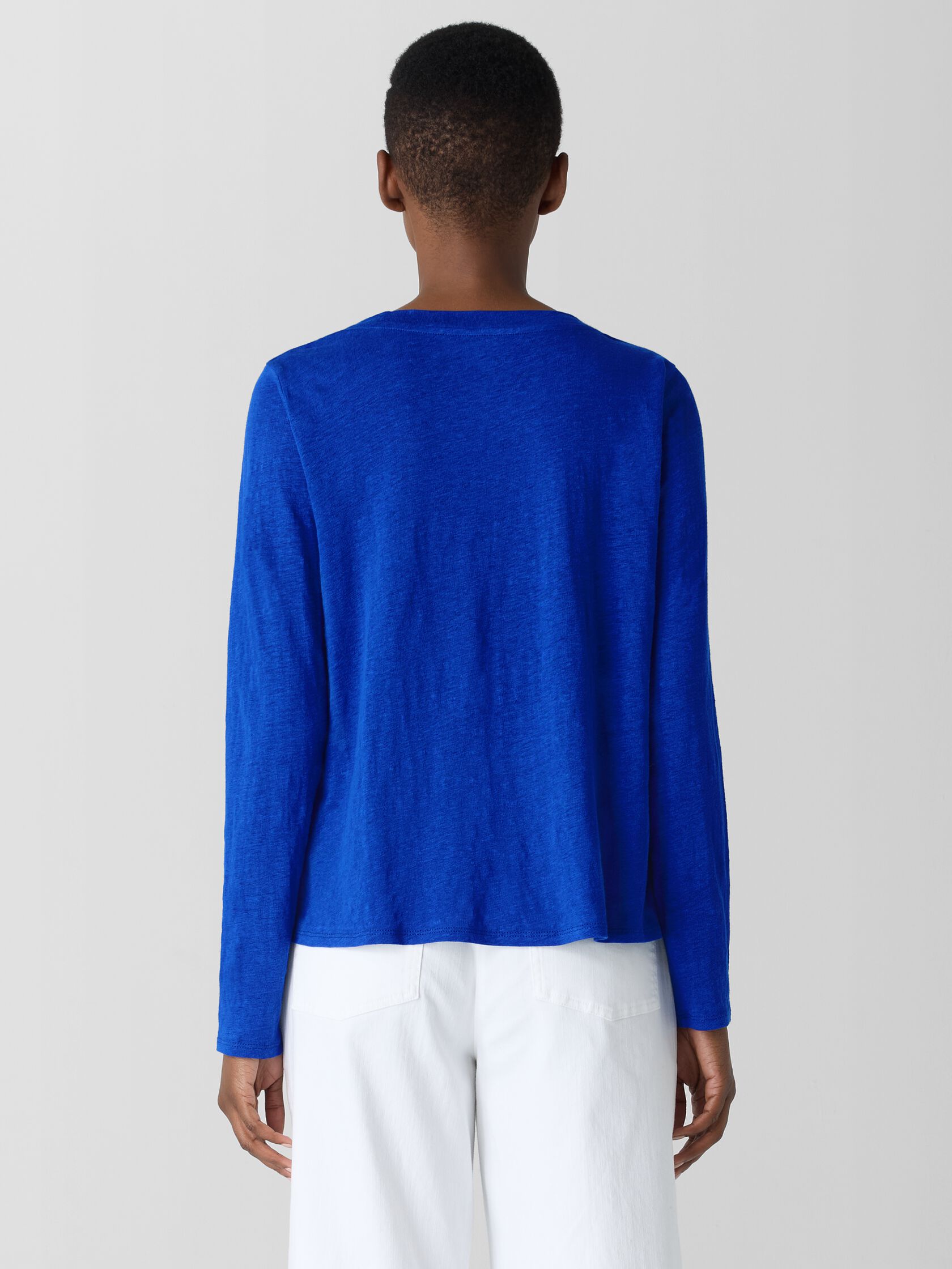 Organic Linen Jersey Long-Sleeve Tee