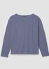 Striped Organic Cotton Slub Bateau Neck Top
