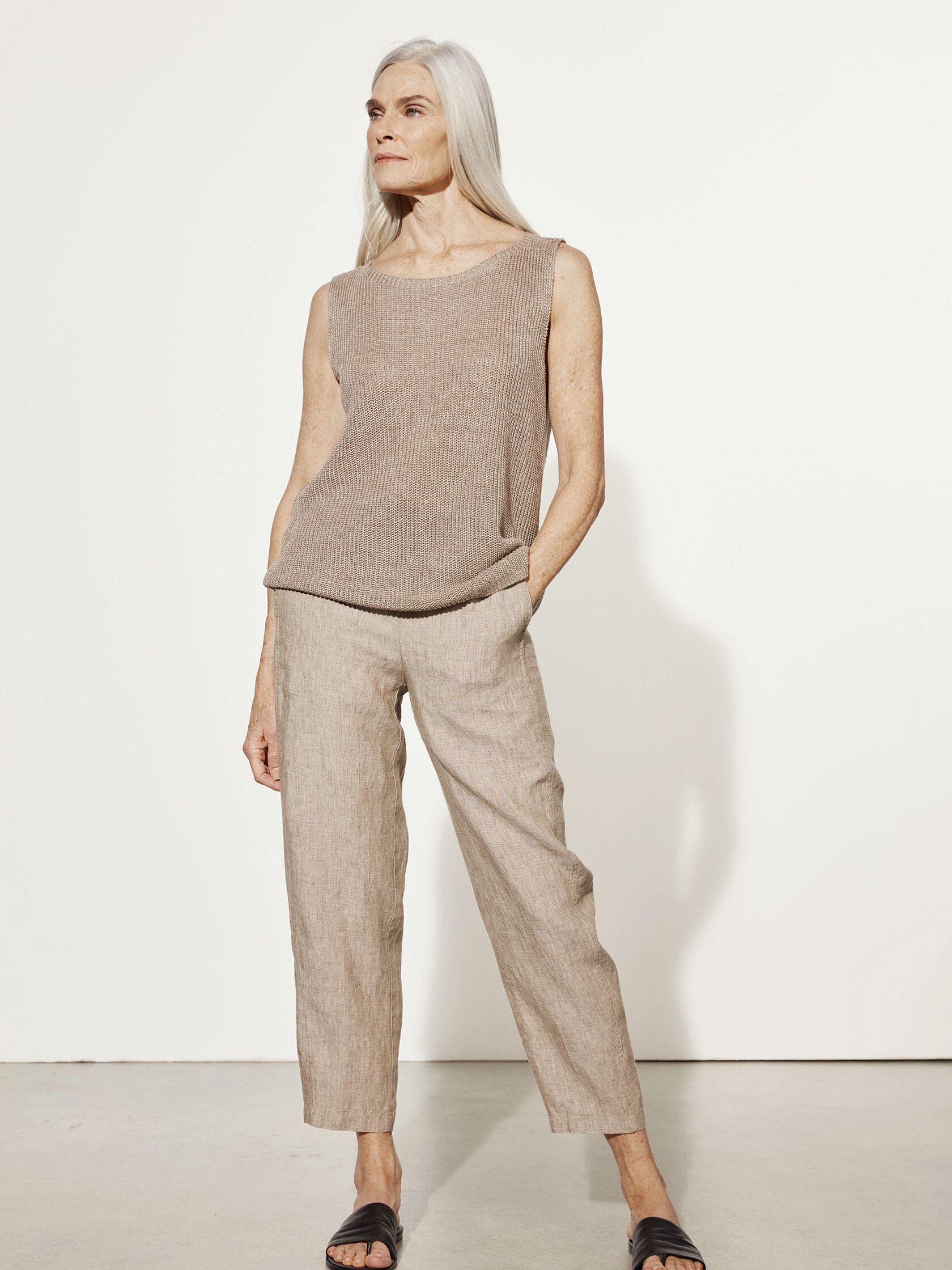 Organic Linen Melange Shell