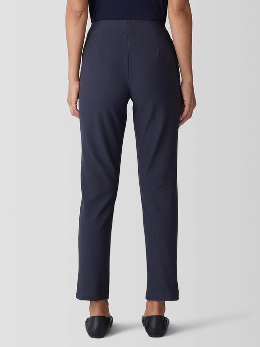 Washable Stretch Crepe Slim Pant