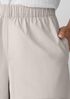 Washed Organic Cotton Poplin Wide-Leg Pant