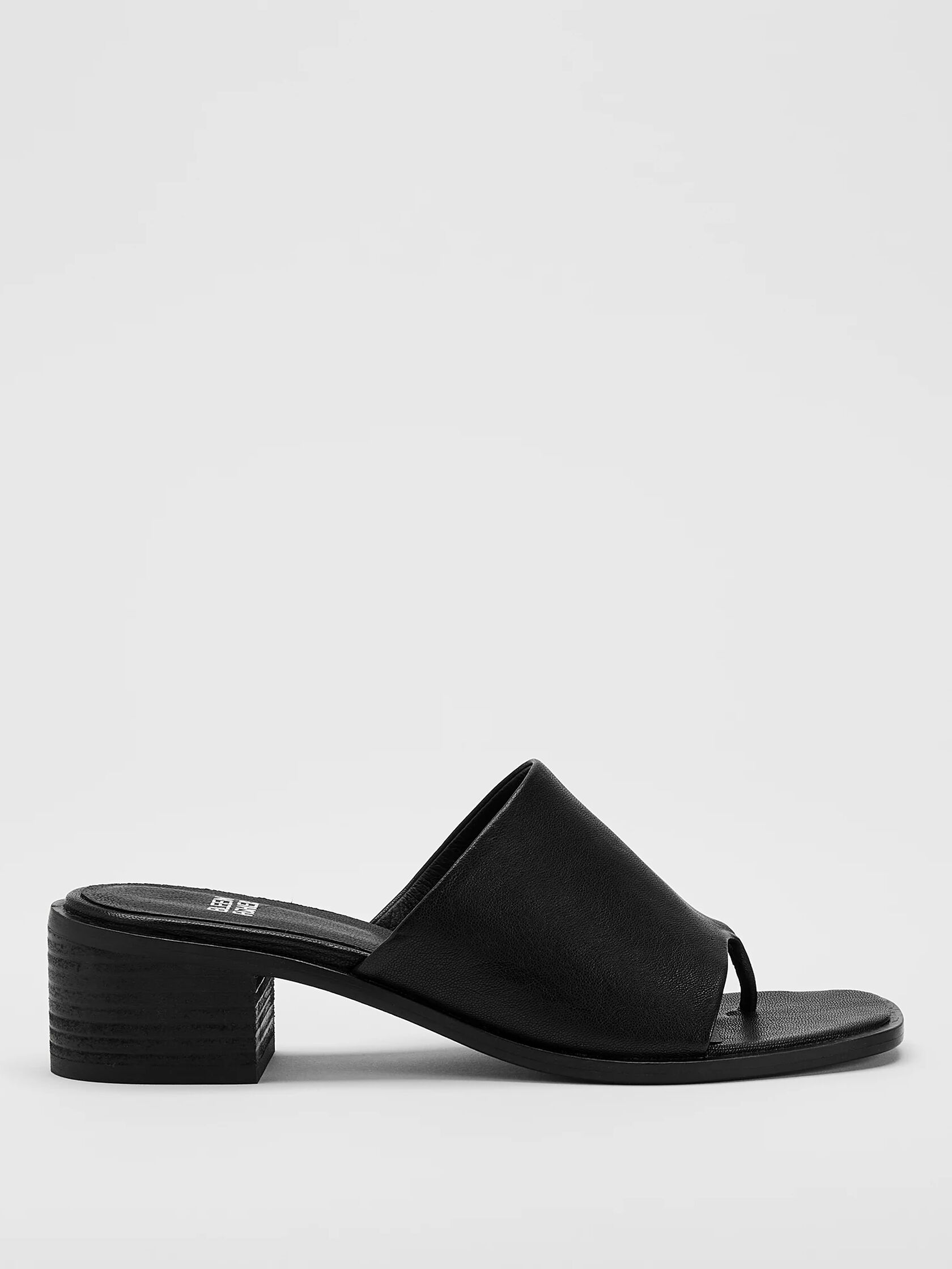 Airy Leather Slide