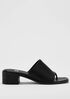 Airy Leather Slide