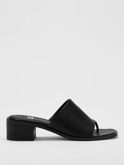 Airy Leather Slide