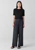 Organic Cotton Stretch Rib Crew Neck Top